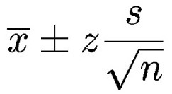 Confidence Interval Formula